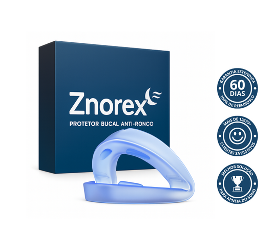 Znorex® Protetor Bucal Anti-Ronco - 60% de desconto (SOMENTE AQUI)
