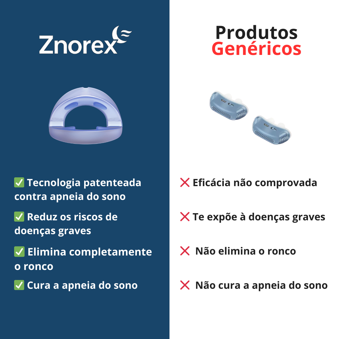 Znorex® Protetor Bucal Anti-Ronco - 60% de desconto (SOMENTE AQUI)