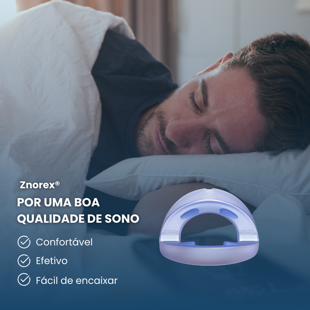 Znorex® Protetor Bucal Anti-Ronco - 60% de desconto (SOMENTE AQUI)