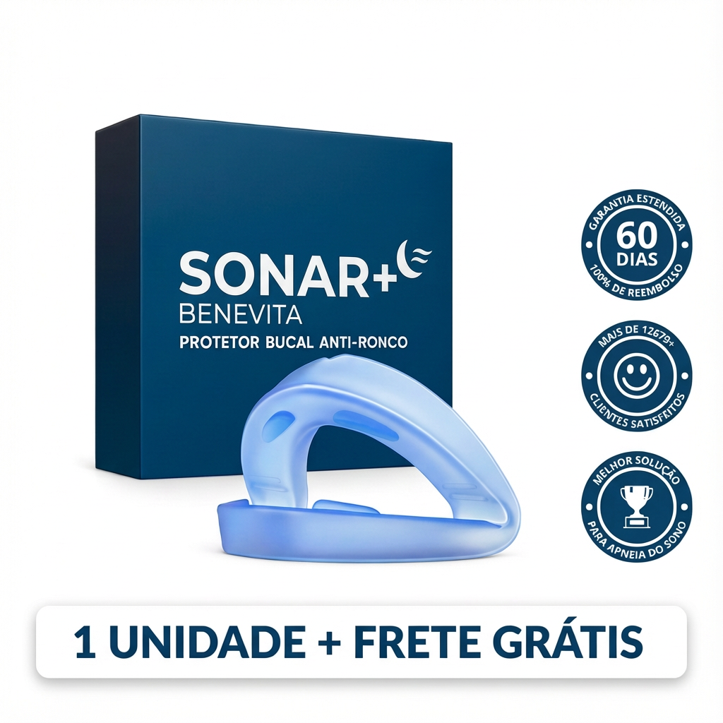 Sonar+ Benevita® - Protetor Bucal Anti-Ronco - OFERTA BLACK ESTENDIDA🔥 LEVE MAIS PAGANDO MENOS (ÚLTIMO DIA)