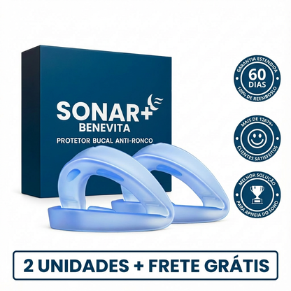Sonar+ Benevita® - Protetor Bucal Anti-Ronco - OFERTA BLACK ESTENDIDA🔥 LEVE MAIS PAGANDO MENOS (ÚLTIMO DIA)