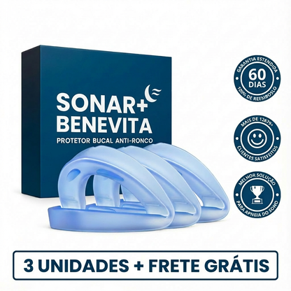 Sonar+ Benevita® - Protetor Bucal Anti-Ronco - OFERTA BLACK ESTENDIDA🔥 LEVE MAIS PAGANDO MENOS (ÚLTIMO DIA)
