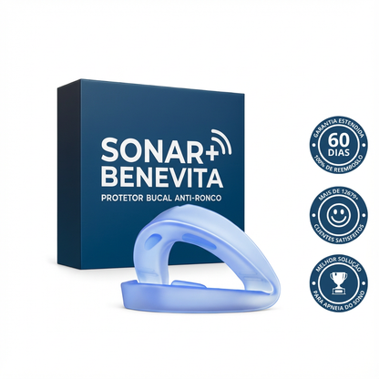 Sonar+ Benevita® - Protetor Bucal Anti-Ronco - OFERTA BLACK ESTENDIDA🔥 LEVE MAIS PAGANDO MENOS (ÚLTIMO DIA)