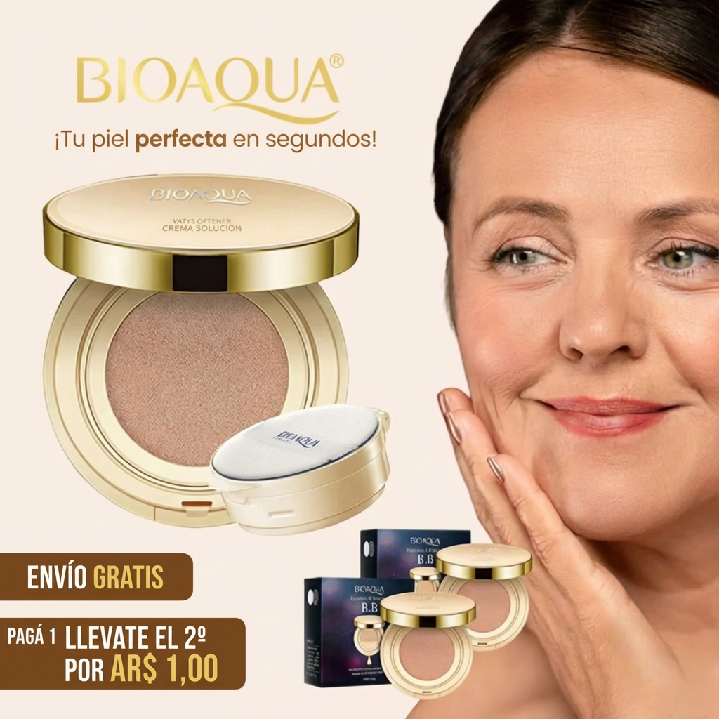 Base - BioAqua© [TE LLEVÁS LA 2° UNIDAD POR $1,00] + ENVÍO GRATIS (SOLO HOY)